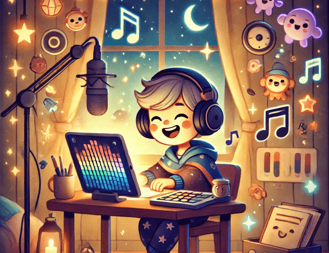 Parent using voice cloning technology